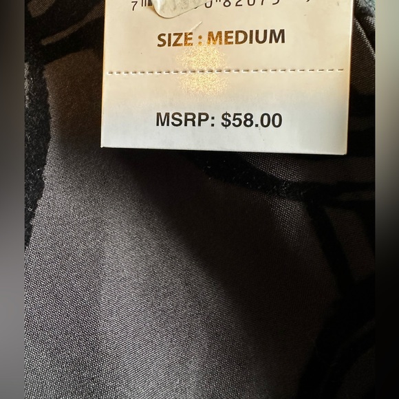 🆕 Drill Clothing Co Button Up Shirt Men’s Medium Black Pattern Short Sleeve NWT - Picture 6 of 10